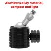 Universal Mini Ball Head Adapter - Q4-B M5 Female to 1/4 Male Tripod Mount - 3
