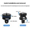 TFSM104 1/4 Male to 3-Page Card Slot Camera Quick Release Adapter - 4