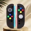 Nintendo Switch 2 Joy-Con Silicone Button Skins & Joystick Caps Set Red Blue - 3