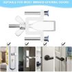 Stainless Steel Security Door Stopper Anti-Theft Blocker (Silver) - 6