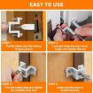 Stainless Steel Security Door Stopper Anti-Theft Blocker (Silver) - 7