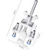 Stainless Steel Security Door Stopper Anti-Theft Blocker (Silver) - 8