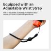 aMagisn Floating Hand Grip for Action Cameras with Triple Claw, Black Orange - 9
