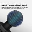 Metal Arm Clamp Magnetic Base with 1/4" Ball Head for Cameras - Black - 3