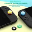 Nintendo Switch 2 Joy-Con Claw-Print Thumb Grip Caps (2 Pairs, Black White) - 4