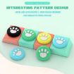 Nintendo Switch 2 Joy-Con Claw-Print Thumb Grip Caps (2 Pairs, Black White) - 5