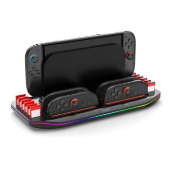 Nintendo Switch 2 ipega PG-SW2210 Joy-Con Charging Dock, 4 Ports, 12 Slots - 1