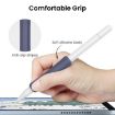 AhaStyle DD07 Silicone Pen Grip 3pcs for Apple Pencil Pro/USB-C/2 (White+Pink+Purple) - 5