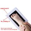 Non-Toxic Pink Baby Handprint Footprint Clay Souvenir Toy Gifts - 7