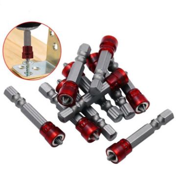 10 PCS 50L Magnetic Circle Non-slip Electric Cross Screwdriver Set - 1