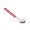Two-Color Pink Kitchen Brush with Long Handle & Bangs Head Wash Pot - 2