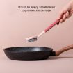 Two-Color Pink Kitchen Brush with Long Handle & Bangs Head Wash Pot - 6