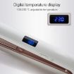 Ceramic Hair Straightener & Ionic Curling Iron with LED Display - EU Plug - 6