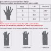Black Fiber Sports Half Finger Gloves, Arthritis Pressure, Size M - 7