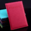 Deep Blue Artificial Leather Travel Passport Cover - 5
