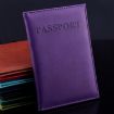 Deep Blue Artificial Leather Travel Passport Cover - 6
