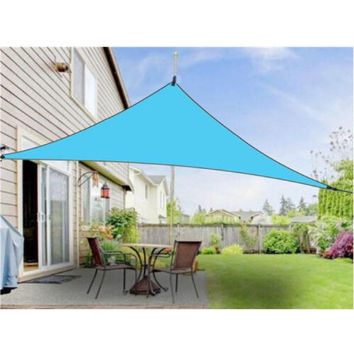 Triangle Sunshade Canopy 3x3x3M - Outdoor Sun Protection, Random Color - 1