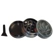 30MM Stainless Steel Maple Leaf Herb Grinder, 3 Layers Weed Grinder - 2