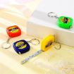 4 PCS Portable Retractable Square Tape Measure Key Ring (Random Color) - 8