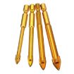 12MM Multi-purpose Alloy Cross Hex Shank Drill for Ceramic & Glass - 3