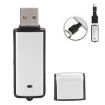 SK858 16GB Rechargeable Portable U-Disk Voice Recorder - Black - 2