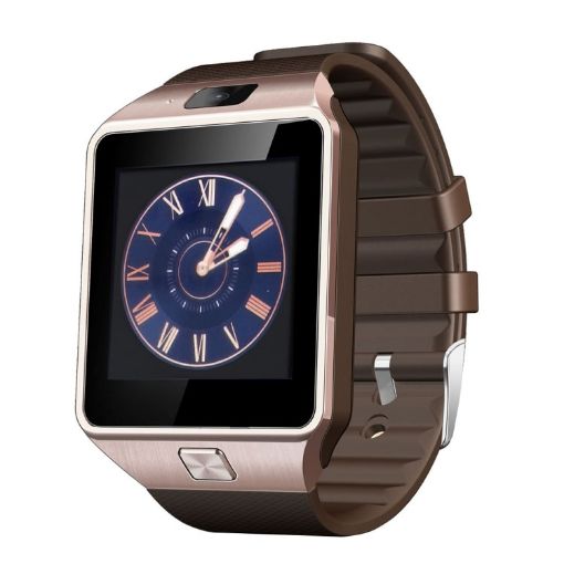 DZ09 Gold Smart Watch Phone: 1.56" Screen, Bluetooth Call, Sleep Monitor - 1