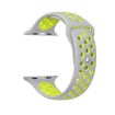 Apple Watch Ultra & Series Silicone Sport Band, Grey Yellow, 42-49mm - 2