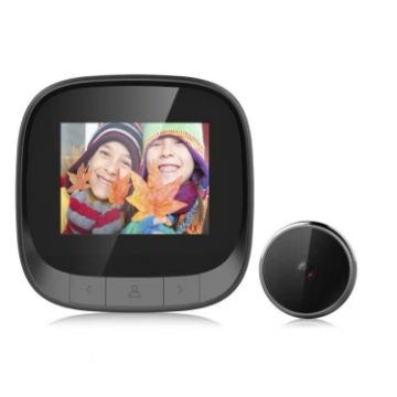 DD3S 2.4" Screen 0.3MP Security Camera Peephole Viewer Door Bell - 1