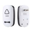 VOYE V025F Wireless Doorbell, 38 Sounds, Remote Control, US Plug, White - 3