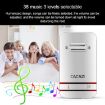 CACAZI V027G Wireless Doorbell, Self-Powered, One Button & Receiver, UK Plug - 4