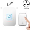 CACAZI FA86 Self-Powered Wireless Doorbell, UK Plug, White - 1