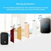 CACAZI FA86 Wireless Doorbell, Self-Powered, US Plug, Black - 7