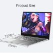 H15 15.6" Ultrathin Laptop, 16GB+512GB, Win 11, Intel N5095, Rose Gold - 2