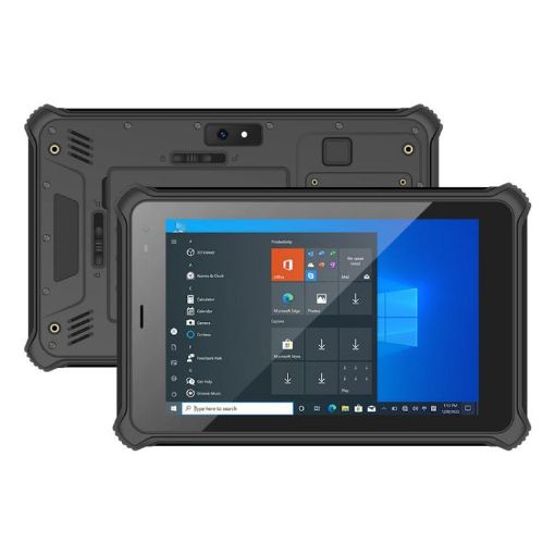 UNIWA WinPad W89 Rugged Tablet, 8" 4GB+64GB, Windows 10, 4G, UK Plug - 1