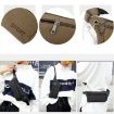 Green Cavans Single Shoulder, Waist, Chest, Messenger Bag - 4