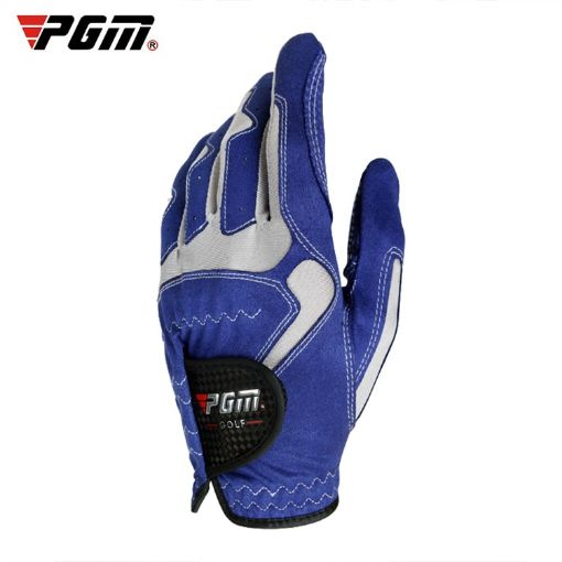 PGM Golf Left Hand Anti-Slip Gloves for Men - Blue, Size 22 - 1