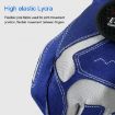 PGM Golf Left Hand Anti-Slip Gloves for Men - Blue, Size 23 - 7