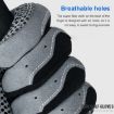 PGM Golf Left Hand Anti-Slip Microfiber Gloves for Men, Grey, Size 23 - 6