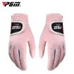 PGM Kids Golf Gloves Pink Size 14 - Soft Microfiber Cloth Pair - 1