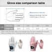 Children's Golf Gloves - PGM Microfiber Cloth, Soft & Comfortable, White, Size 14 - 6