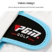 Children's Golf Gloves - PGM Microfiber Cloth, Soft & Comfortable, White, Size 14 - 8