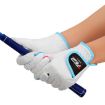 Children's Golf Gloves - PGM Microfiber Cloth, Soft & Comfortable, White, Size 15 - 4