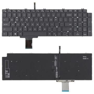 Dell Precision 7550 7750 7560 7760 Black US Laptop Keyboard - 1