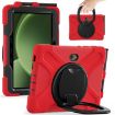 Samsung Galaxy Tab Active5 Pro Silicone Hybrid Case with Strap - Red - 2