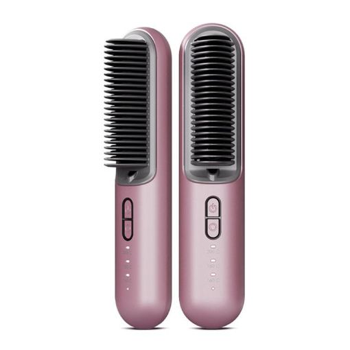 K-SKIN KD382S Wireless Hair Straightening Comb - Purple, Type-C, Ionic - 1