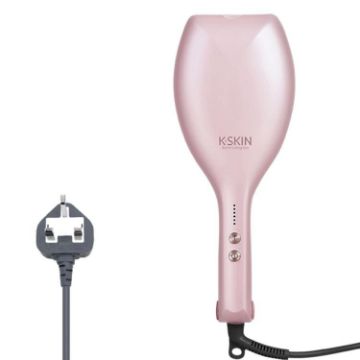 K-SKIN KD885 Negative Ion Hair Curler Iron - UK Plug, Pink - 1
