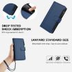 Xiaomi 15S Pro Leather Case - 9 Card Slots, Magnetic Closure, Dark Blue - 6