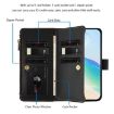 Ulefone Note 18 Ultra/Pro Leather Case: 9 Card Slots, Magnetic Closure, Black - 3