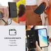 Ulefone Note 18 Ultra/Pro Leather Case: 9 Card Slots, Magnetic Closure, Black - 6