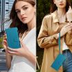 Ulefone Note 20 Pro Leather Case: 9 Card Slots, Magnetic Closure, Turquoise - 7